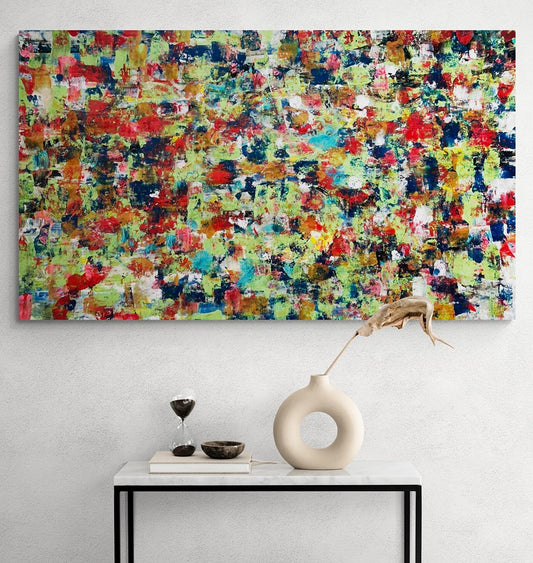 "This is Nature" Large Original Hand-Painted Canvas Wall Art 60" x 34"