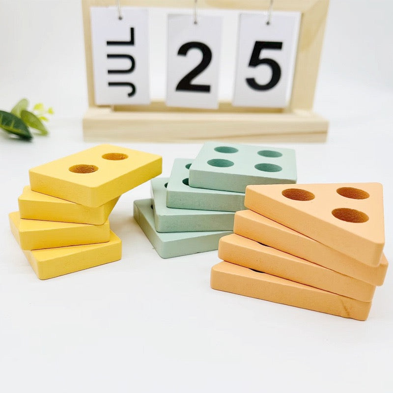 Montessori Educational Wooden Stacking Toy