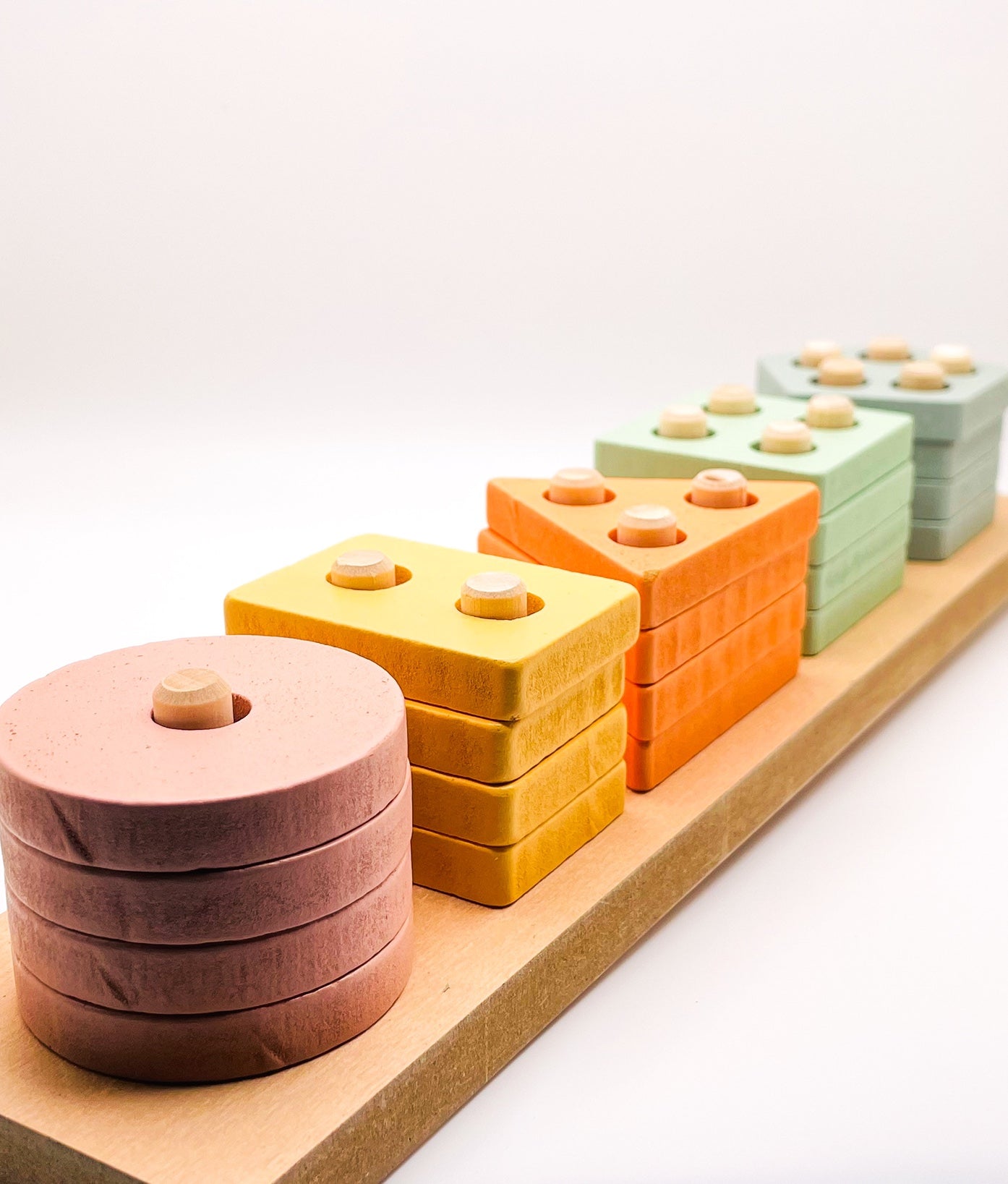 Montessori Educational Wooden Stacking Toy